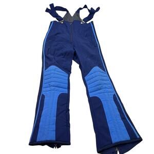 VTG Obermeyer Mens ski bibs, padded knees boot flare, adjustable straps. Size 30